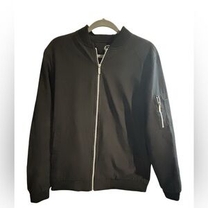 Men's Black Bomber Jacket